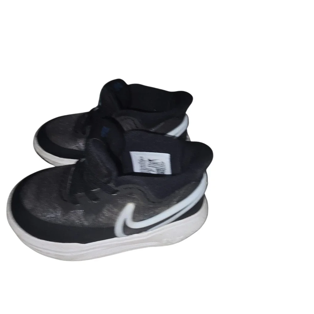 Nike‎ Kyrie 7 Kids Black Glitter Basketball Shoes Size 6C DQ8081 001 Children's